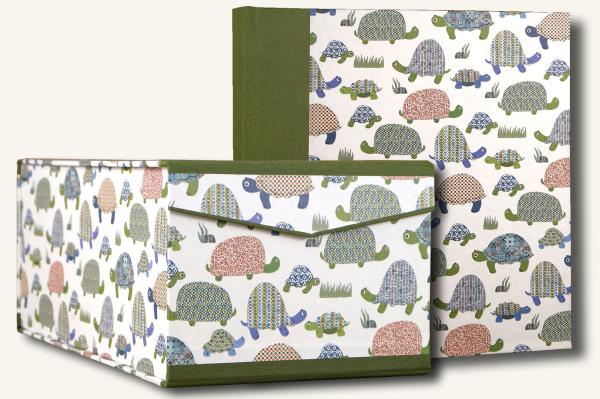 photo album and photo box "turtles"